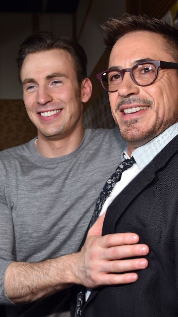 Robert Downey Jr. y Chris Evans