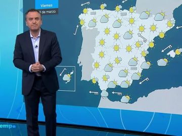 Viernes primaveral con cielos despejados, excepto en Canarias por fuertes lluvias