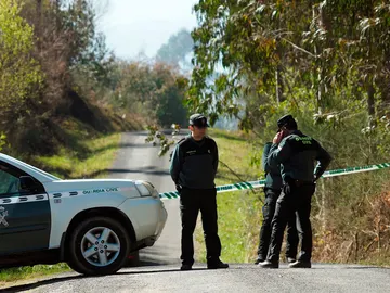 Imagen de archivo de agentes de la Guardia Civil en un suceso Imagen de archivo de agentes de la Guardia Civil en un suceso