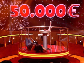 Los grandes deportistas españoles le dan 50.000 euros a Vanessa en ‘Juego de juegos’ 