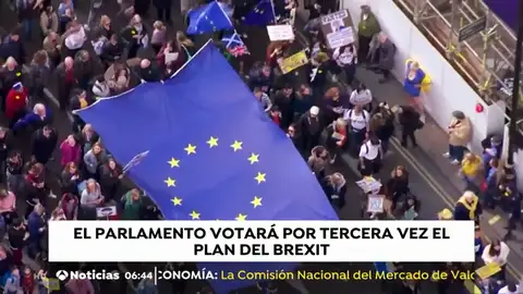 Tercera votación para salvar el brexit brexit