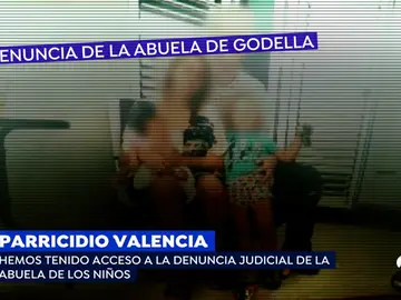 La abuela de los niños asesinados presuntamente por su madre en Godella: "Mi yerno me quería denunciar por abusos sexuales al niño" La abuela de los niños asesinados presuntamente por su madre en Godella: "Mi yerno me quería denunciar por abusos sexuales al niño"