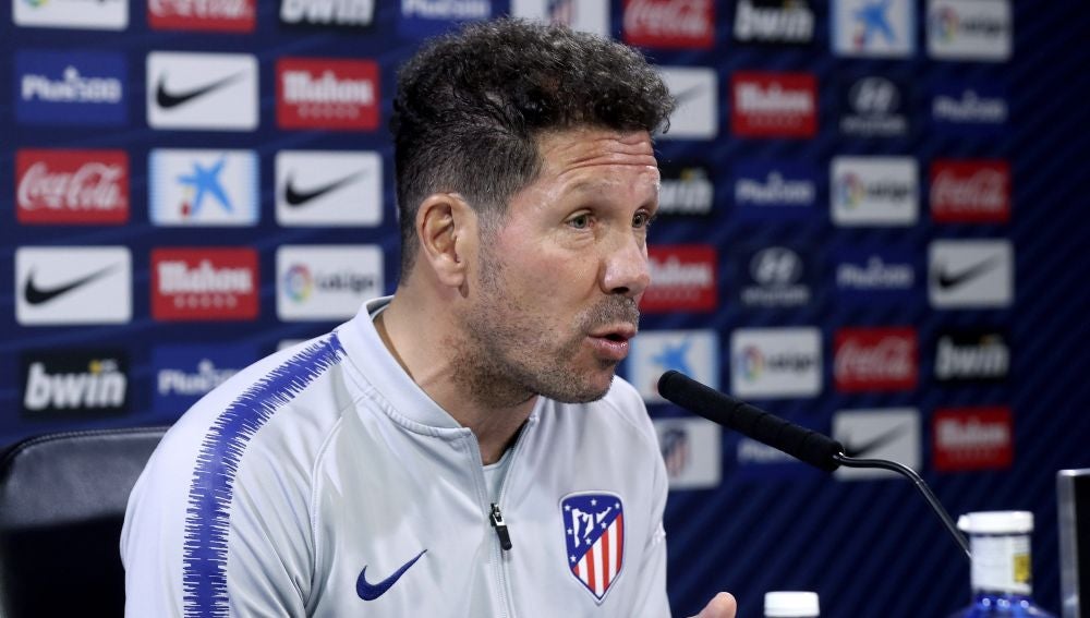 Simeone en rueda de prensa