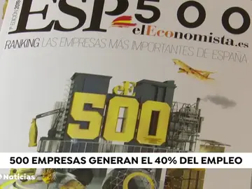 el 40% del empleo lo generan 500 empresas españolas el 40% del empleo lo generan 500 empresas españolas