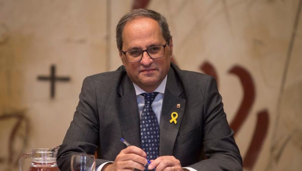El presidente de la Generalitat, Quim Torra