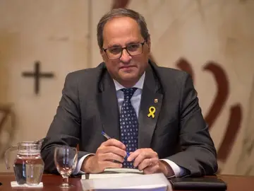 El presidente de la Generalitat, Quim Torra El presidente de la Generalitat, Quim Torra