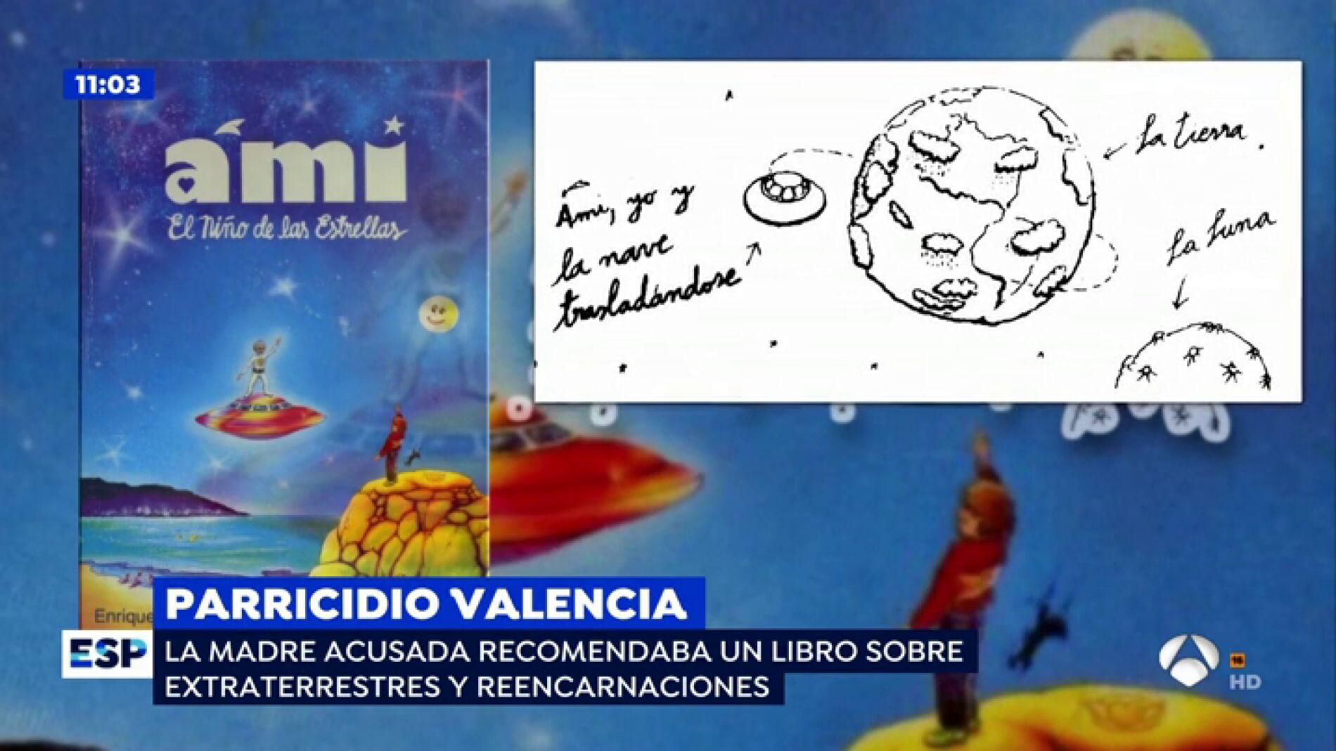 El libro de cabacera de la presunta parricida de Godella