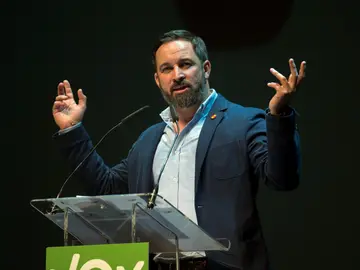 El presidente de Vox, Santiago Abascal El presidente de Vox, Santiago Abascal