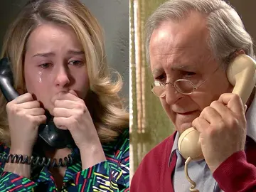 Pelayo trata de convencer a Luisita de que reniegue de su condición sexual Pelayo trata de convencer a Luisita de que reniegue de su condición sexual