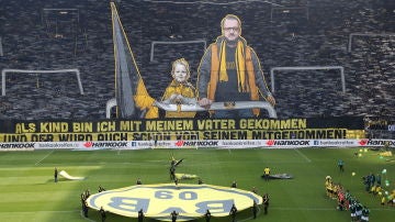 El tifo del Borussia Dortmund