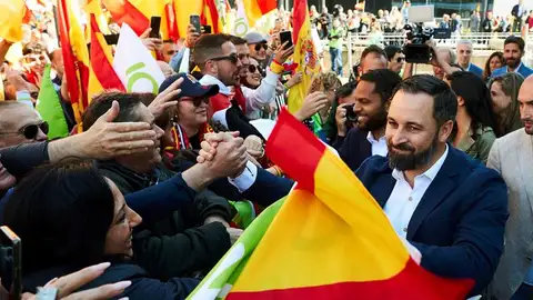 El líder de Vox, Santiago Abascal El líder de Vox, Santiago Abascal