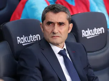 Ernesto Valverde, entrenador del Barcelona Ernesto Valverde, entrenador del Barcelona