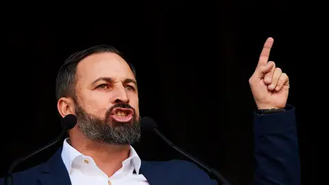 El líder de Vox Santiago Abascal, en una fotografía de archivo El líder de Vox Santiago Abascal, durante su intervención en el acto