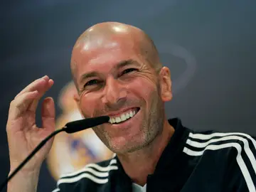 Zidane, en rueda de prensa Zidane, en rueda de prensa