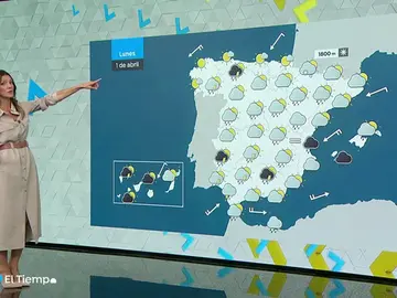 Las lluvias persisten el lunes en la mitad este peninsular y Baleares Las lluvias persisten el lunes en la mitad este peninsular y Baleares