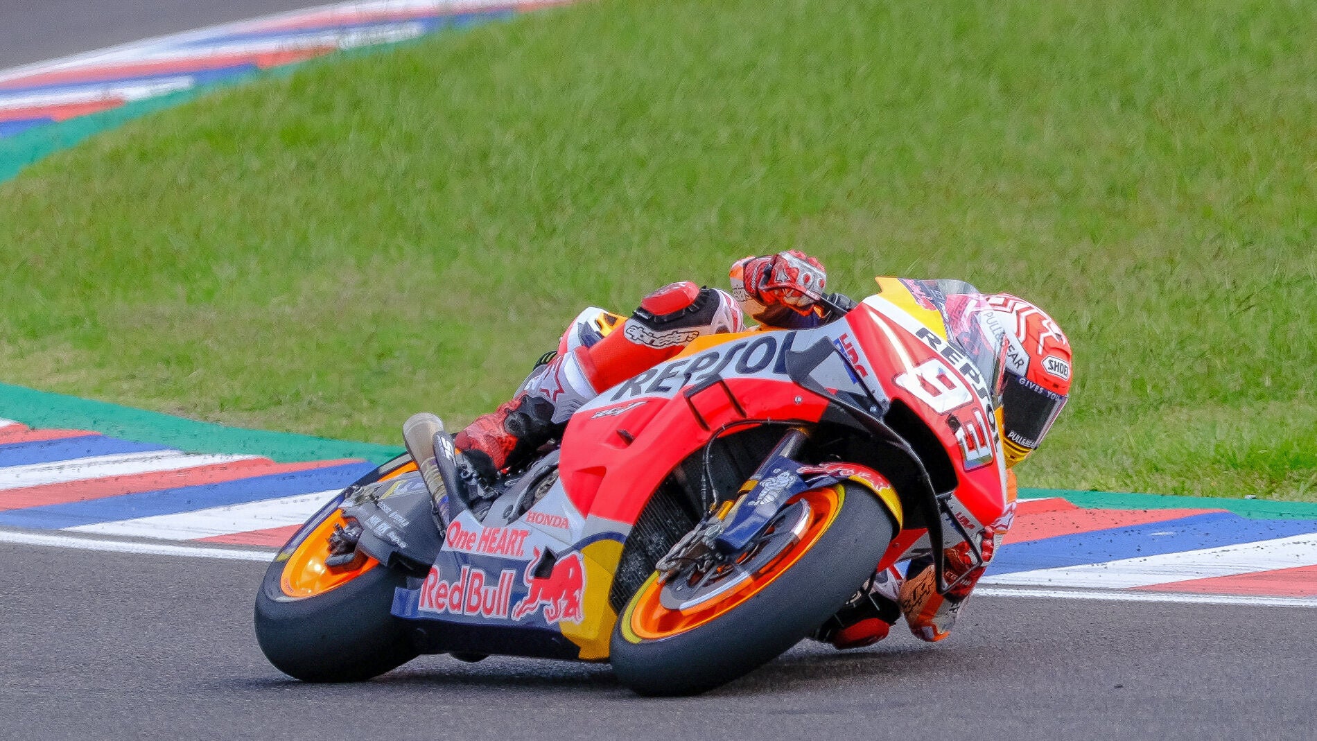 Marc M&aacute;rquez, durante el GP de Argentina