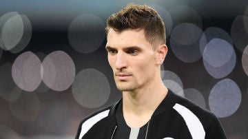 Meunier, durante un partido del PSG