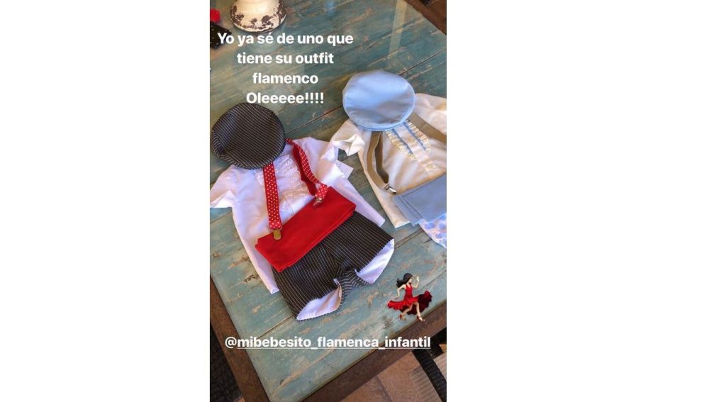 Trajes del hijo de Eva González para la Feria de Abril