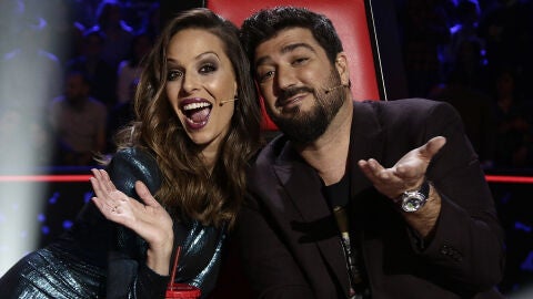 Eva Gonz&aacute;lez y Antonio Orozco en los Directos de 'La Voz'