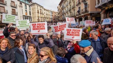 La 'Revuelta de la España vaciada': entre 50.000 y 100.000 personas reclaman en Madrid medidas contra la despoblación