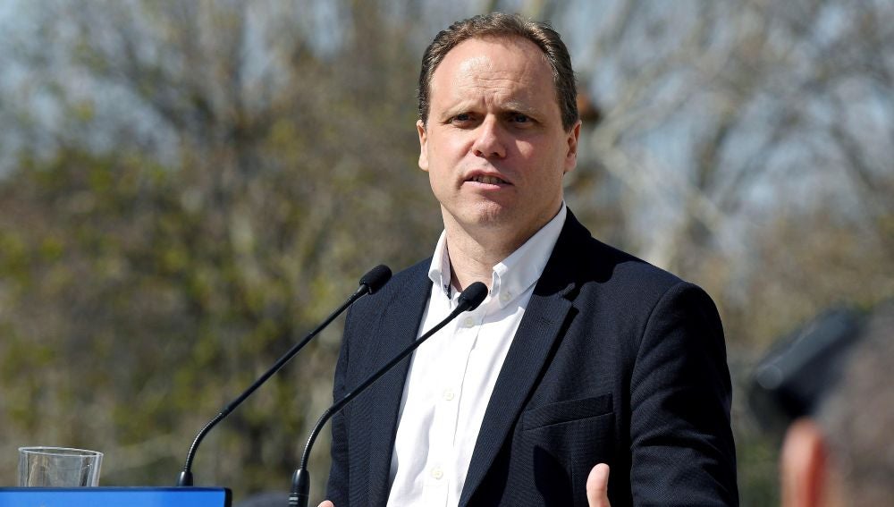 El economista Daniel Lacalle, cuarto en la lista del PP por Madrid al Congreso, en un acto en León