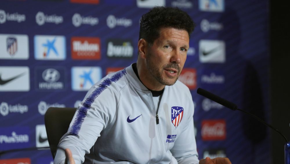 Simeone, en rueda de prensa