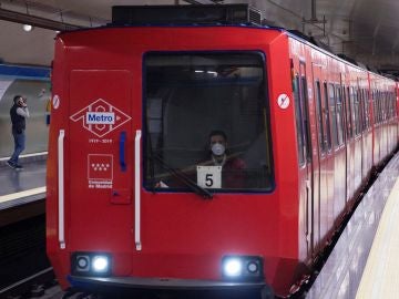 Un tren del Metro de Madrid 