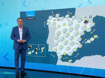 Más lluvias y bajada de temperaturas como anticipo de una masa de aire de Groenlandia