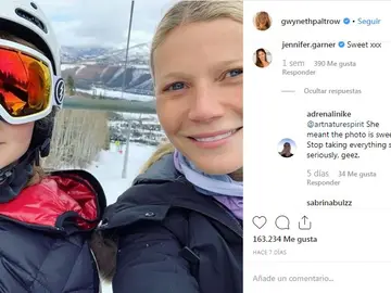 Gwyneth Paltrow junto a su hija Gwyneth Paltrow junto a su hija