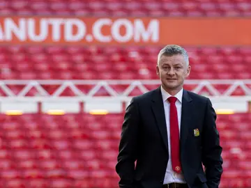 Gunnar Solskjær, entrenador del Manchester United Gunnar Solskjær, entrenador del Manchester United