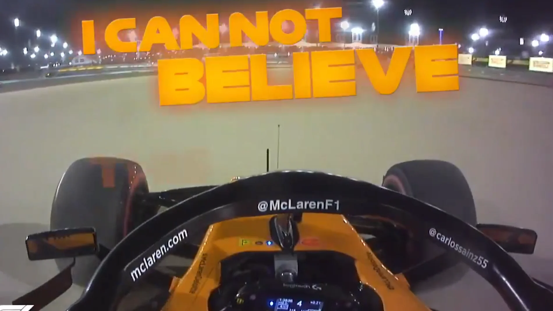 Sainz, desesperado con Verstappen Sainz, desesperado con Verstappen