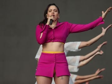 Rosalía en el festival Lollapalooza 2019 en Santiago de Chile