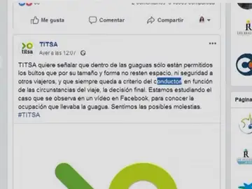 Titsa investiga porqué no dejaron subir a los menores con patinete Titsa investiga porqué no dejaron subir a los menores con patinete