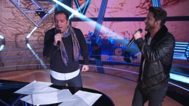 Así ensayan Javi Moya y Manuel Carrasco la canción 'Déjame ser' que interpretarán en la Final de 'La Voz'