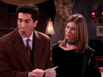 Ross y Rachel en 'Friends' Ross y Rachel en 'Friends'