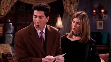 Ross y Rachel en 'Friends'
