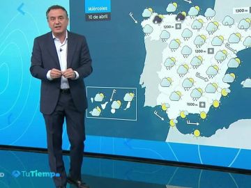 Se mantienen las lluvias en la mitad norte peninsular, más intensas en el Cantábrico