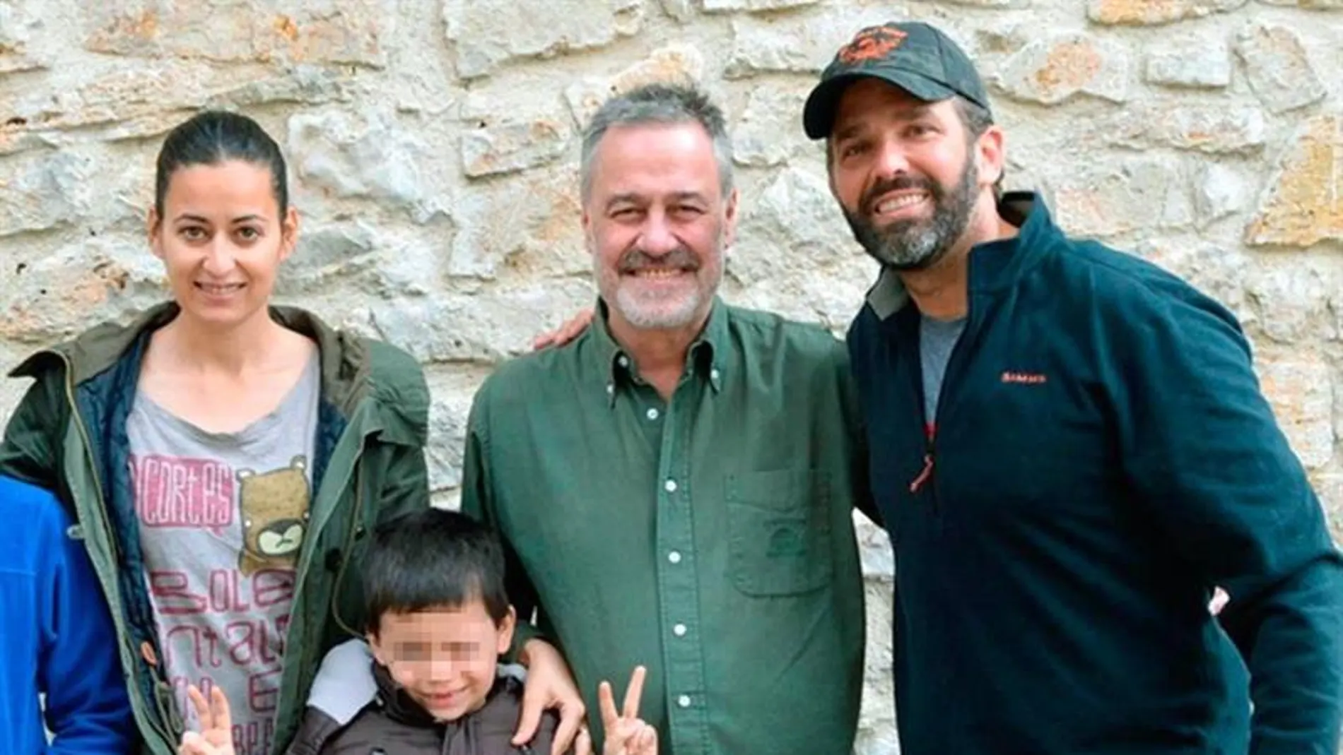 El hijo de Donald Trump de caza en Soria El hijo de Donald Trump de caza en Soria