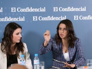 Las candidatas Irene Montero (Podemos) e Inés Arrimadas (Ciudadanos)