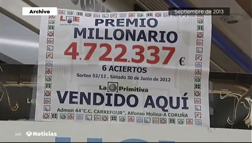 REEMPLAZO Buscan al ganador de un décimo de primitiva premiado con 4,7 millones de euros en A Coruña