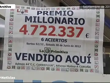 REEMPLAZO Buscan al ganador de un décimo de primitiva premiado con 4,7 millones de euros en A Coruña REEMPLAZO Buscan al ganador de un décimo de primitiva premiado con 4,7 millones de euros en A Coruña