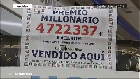 REEMPLAZO Buscan al ganador de un décimo de primitiva premiado con 4,7 millones de euros en A Coruña REEMPLAZO Buscan al ganador de un décimo de primitiva premiado con 4,7 millones de euros en A Coruña