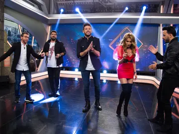 Luis Fonsi, Paulina Rubio, Antonio Orozco y Pablo López contestan en 'El Hormiguero 3.0': ¿Quién es el último que se acuesta en una juerga? Luis Fonsi, Paulina Rubio, Antonio Orozco y Pablo López contestan en 'El Hormiguero 3.0': ¿Quién es el último que se acuesta en una juerga?