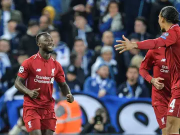 Keita celebra su gol ante el Oporto Keita celebra su gol ante el Oporto