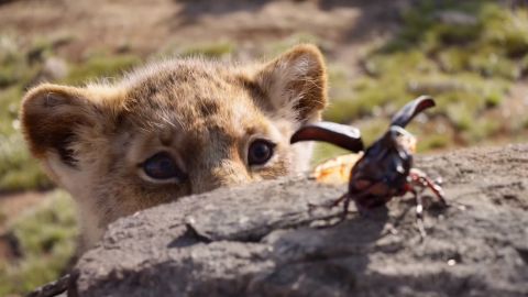 Simba en el remake de 'El Rey León'