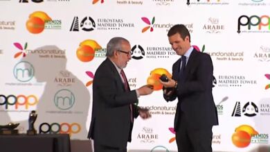 Casado, tras recibir el premio especial Naranja 2018, pide 