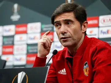 Marcelino, en rueda de prensa Marcelino, en rueda de prensa