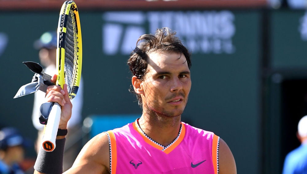 Rafa Nadal, tras un partido