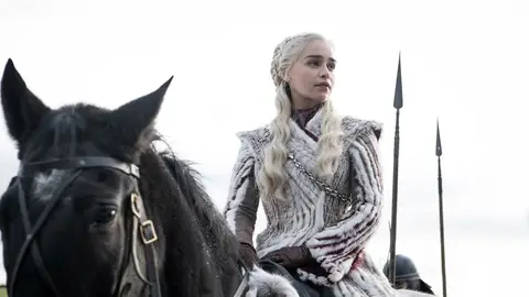 Emilia Clarke en la temporada final de 'Juego de Tronos' Emilia Clarke en la temporada final de 'Juego de Tronos'