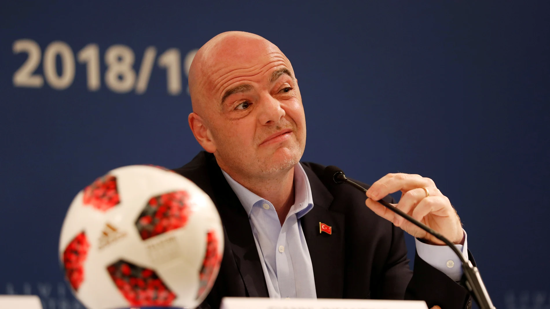 Infantino habla con los medios Infantino habla con los medios